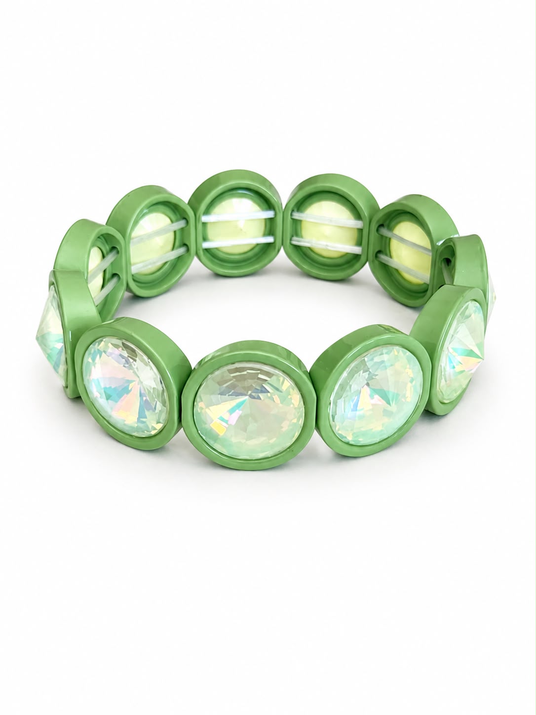 Lime Spritz Crystal Bracelet