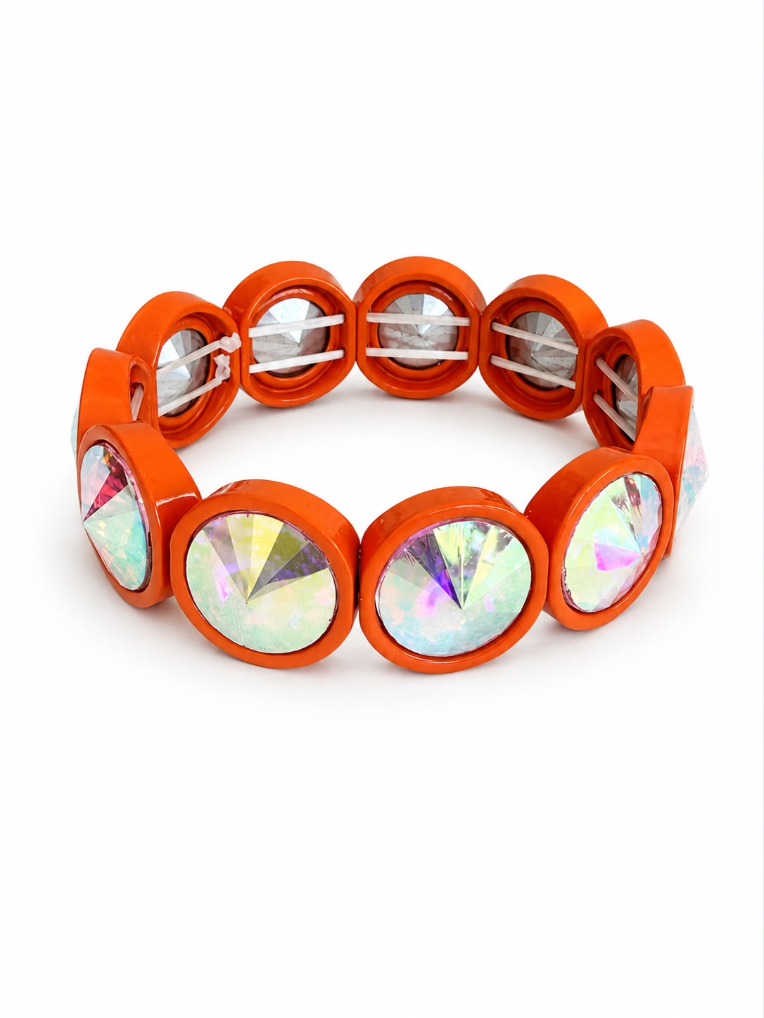Aperol Glow Crystal Bracelet