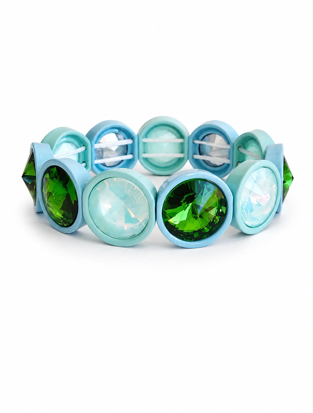 Sea Glass Crystal Bracelet
